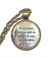 Halsband Harry Potter Dumbledore Citat Hemligheternas Kammare