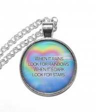 Halsband Brons Silver Oscar Wilde Citat Quote Kloka Ord Livsstil