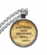 Halsband Brons Silver Citat Quote Stephen King Författare