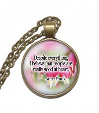 Halsband Anne Frank Judinna Citat Quote