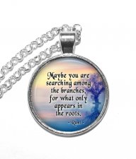 Halsband Brons Silver Citat Quote Rumi Inspiration Inspirational Poet Sufi Mystiker