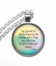 Halsband Brons Silver Citat Quote Rumi Inspiration Inspirational Poet Sufi Mystiker