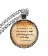 Halsband Tywin Lannister Game of Thrones Citat Quote