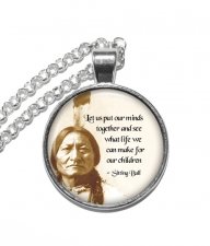 Halsband Sitting Bull Sioux Indian War Chief Hövding