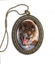 Halsband Kulkedja Statement Tiger Rovdjur Predator