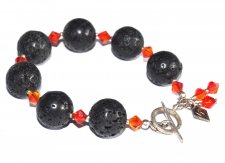 Armband Unikt Lava Swarovski Sterling Silver