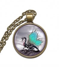 Halsband Drake Dragon Fantasi Fantasy