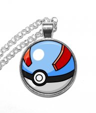 Halsband Brons Silver Pokemon Boll Great Ball Spel Game