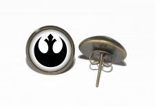 Örhängen Brons Rostfritt stål Rebel Alliance Star Wars Logga