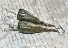 Örhängen Polymer Unika Handgjorda Sötvattenspärlor