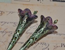 Örhängen Unika Design Blomsterälva Flower Fairy Romantisk Viktoriansk