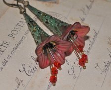 Örhängen Unika Design Blomsterälva Flower Fairy Romantisk