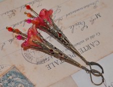 Örhängen Unika Design Blomsterälva Flower Fairy Romantisk Viktoriansk