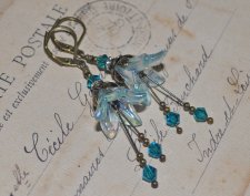 Örhängen Unika Design Blomsterälva Flower Fairy Romantisk