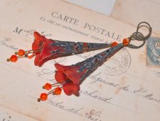 Örhängen Unika Design Blomsterälva Flower Fairy Romantisk