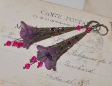 Örhängen Unika Design Blomsterälva Flower Fairy Romantisk