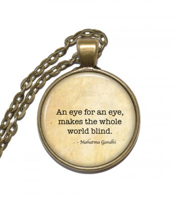 Halsband Mahatma Gandhi Citat Quote