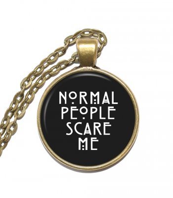 Halsband Brons Silver Citat American Horror Story Quote