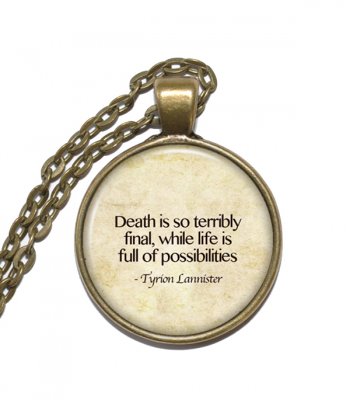 Halsband Tyrion Lannister Game of Thrones Citat Quote
