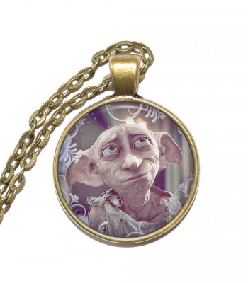 Halsband Nickelfritt Brons Silver Dobby Harry Potter Alf Husalf