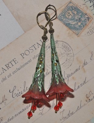 Örhängen Unika Design Blomsterälva Flower Fairy Romantisk