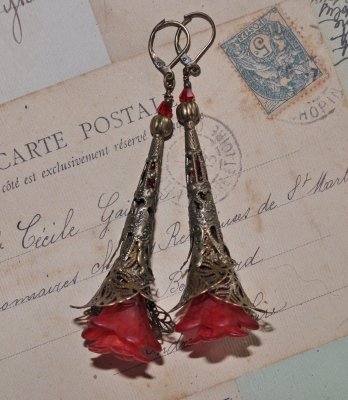 Örhängen Unika Design Blomsterälva Flower Fairy Romantisk