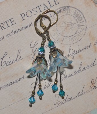 Örhängen Unika Design Blomsterälva Flower Fairy Romantisk