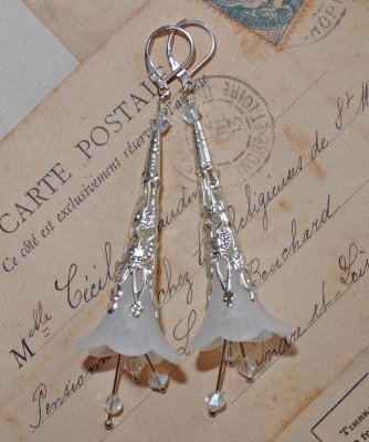 Örhängen Unika Design Blomsterälva Flower Fairy Romantisk Viktoriansk