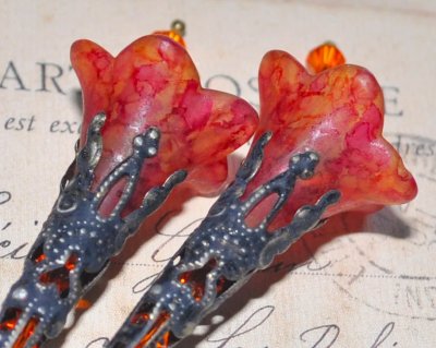 Örhängen Unika Design Blomsterälva Flower Fairy Romantisk