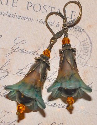 Örhängen Unika Design Blomsterälva Flower Fairy Romantisk