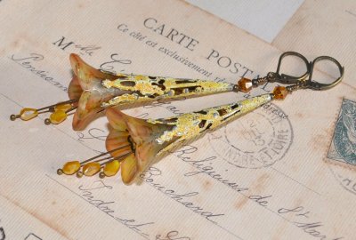 Örhängen Unika Design Blomsterälva Flower Fairy Romantisk